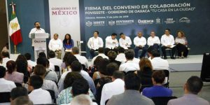 Fovissste impulsará la construcción de 1,600 viviendas en Oaxaca